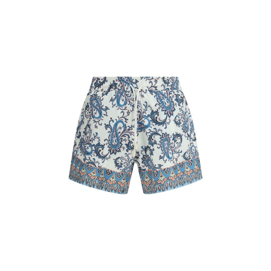 Multicolor Polyester Short And Mini Shorts