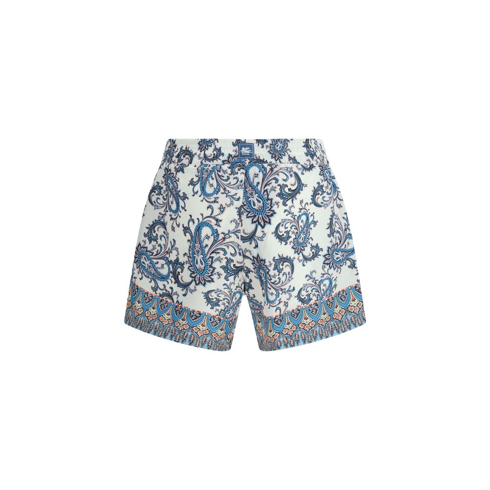 Multicolor Polyester Short And Mini Shorts