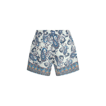 Multicolor Polyester Short And Mini Shorts