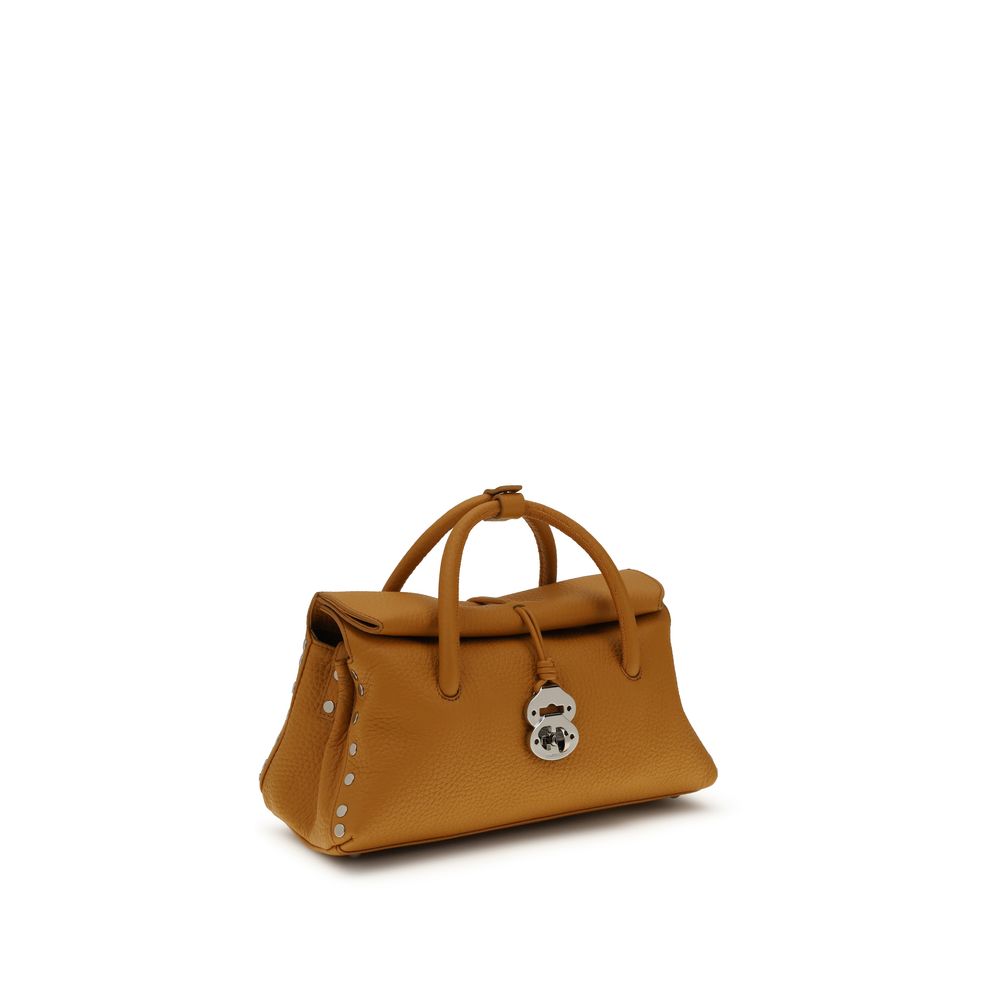 Beige Calf Leather Bos Taurus Shoulder Bag