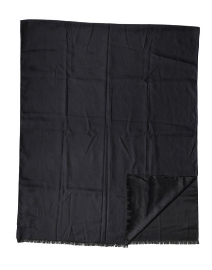 Black Lace Stole Silk NeckWrap Shawl Scarf