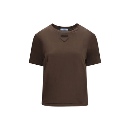 Brown Cotton T-Shirt