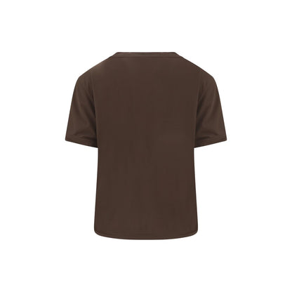 Brown Cotton T-Shirt
