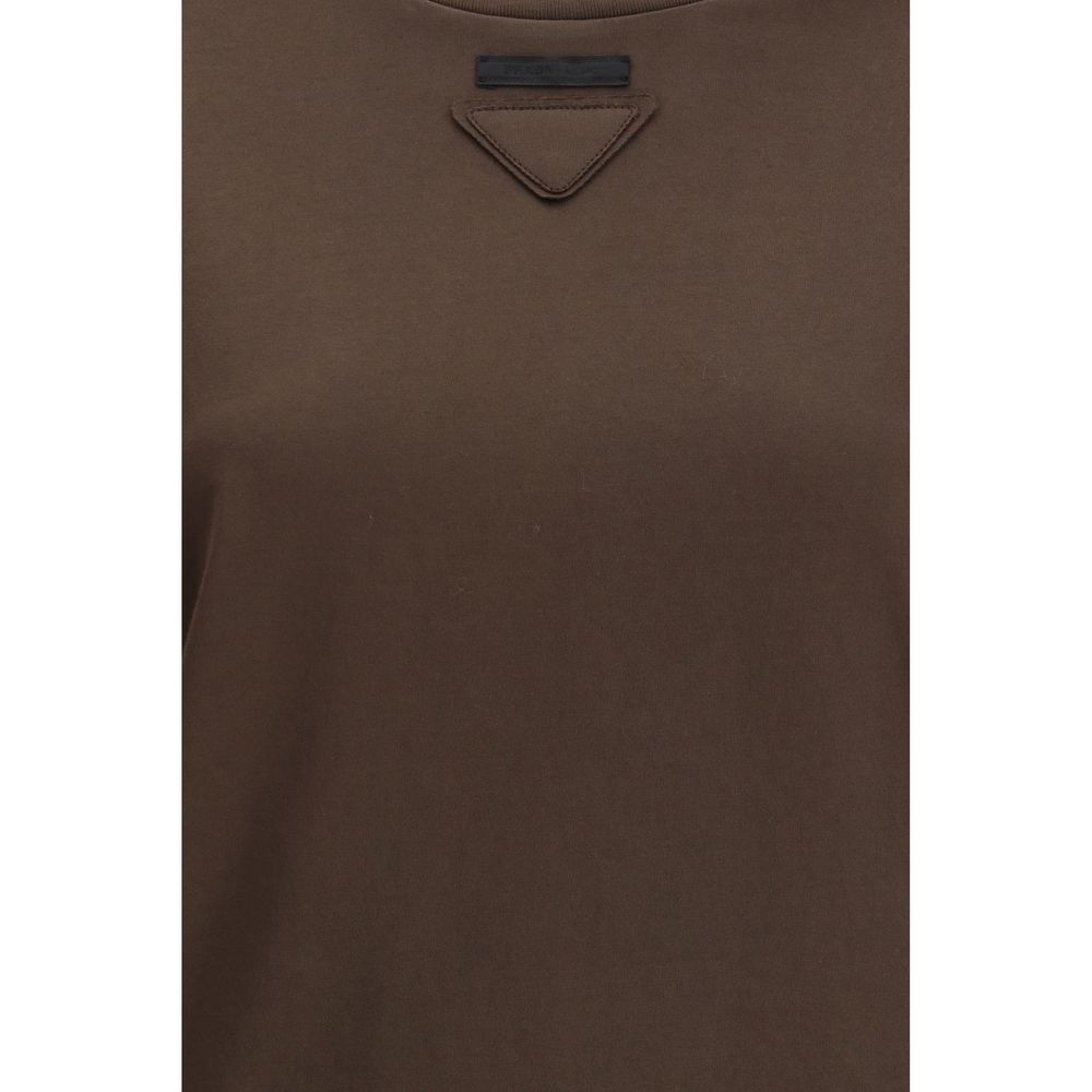 Brown Cotton T-Shirt