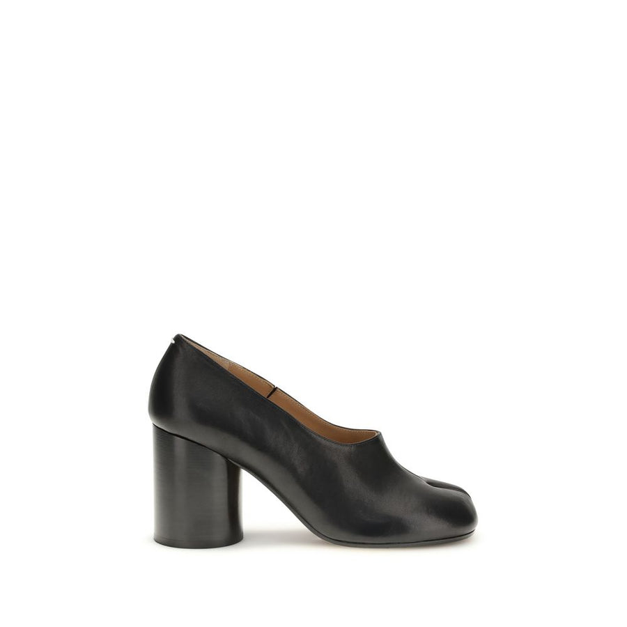 Black Calf Leather Bos Taurus Platform Pumps