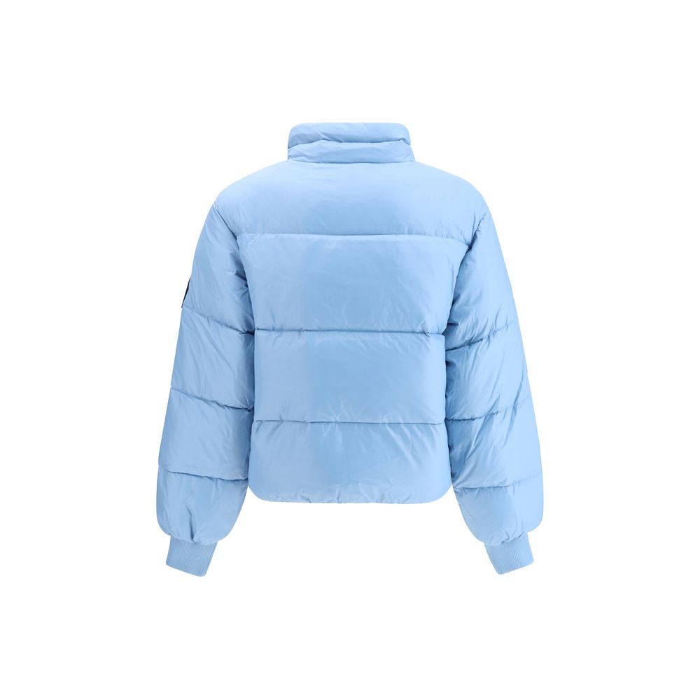 Light Blue Nylon Coat