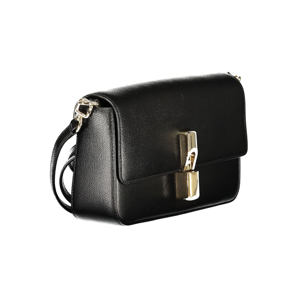 Black Leather Women Handbag