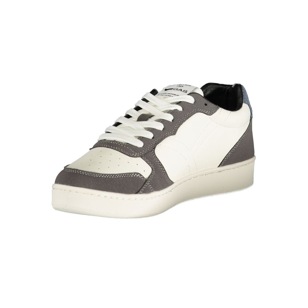 Bianco Polyester Men Sneaker