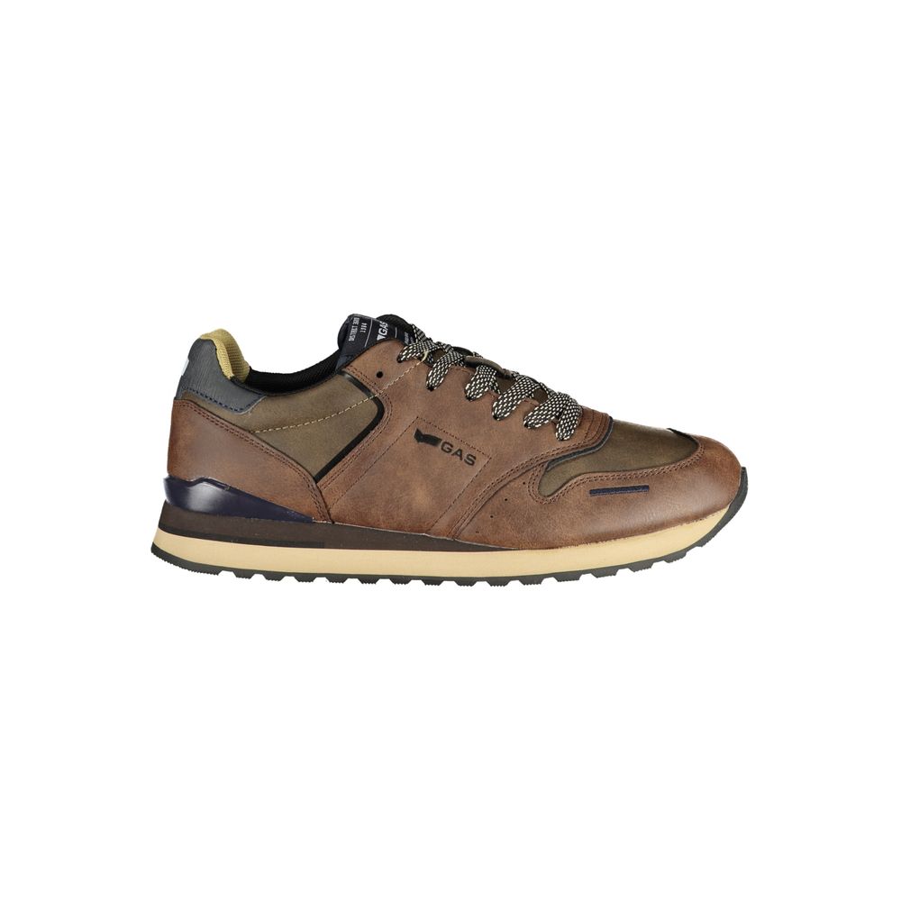 Marrone Poliuretano Mens Sneaker