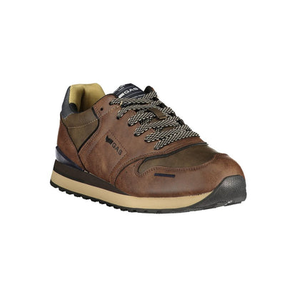 Marrone Poliuretano Mens Sneaker