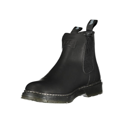 Nero Polyurethane Men Ankle Boot