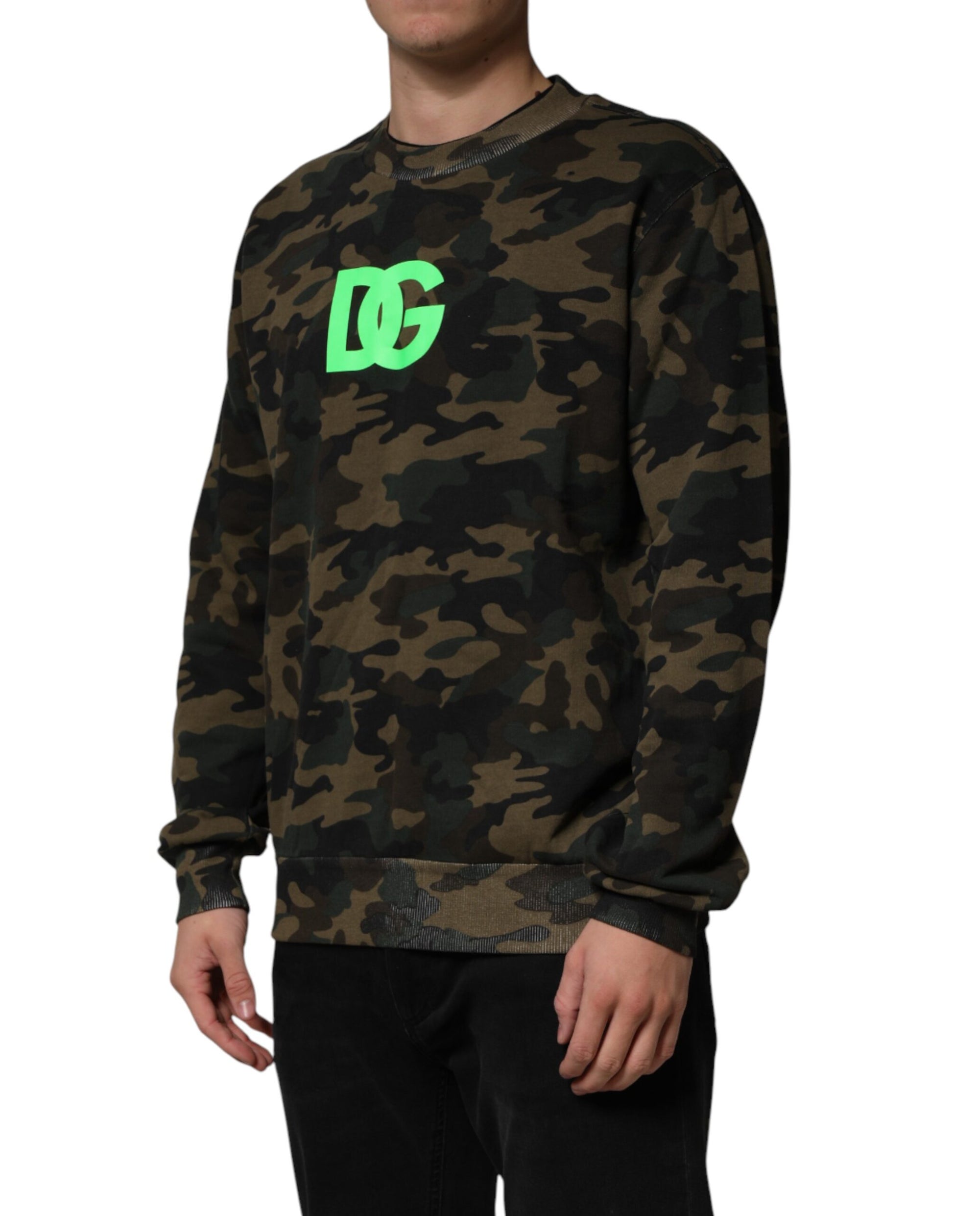 Multicolor Camouflage Men Sweatshirt  Sweater