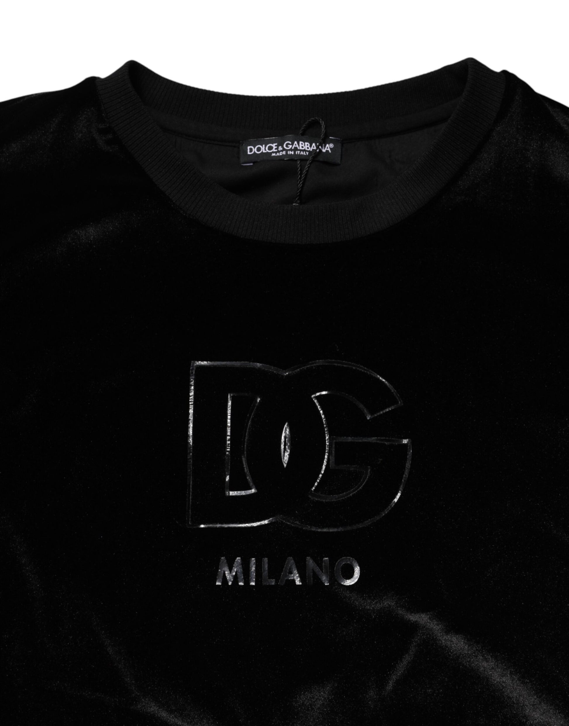 Black DG Logo Crew Neck Sweatshirt Sweater