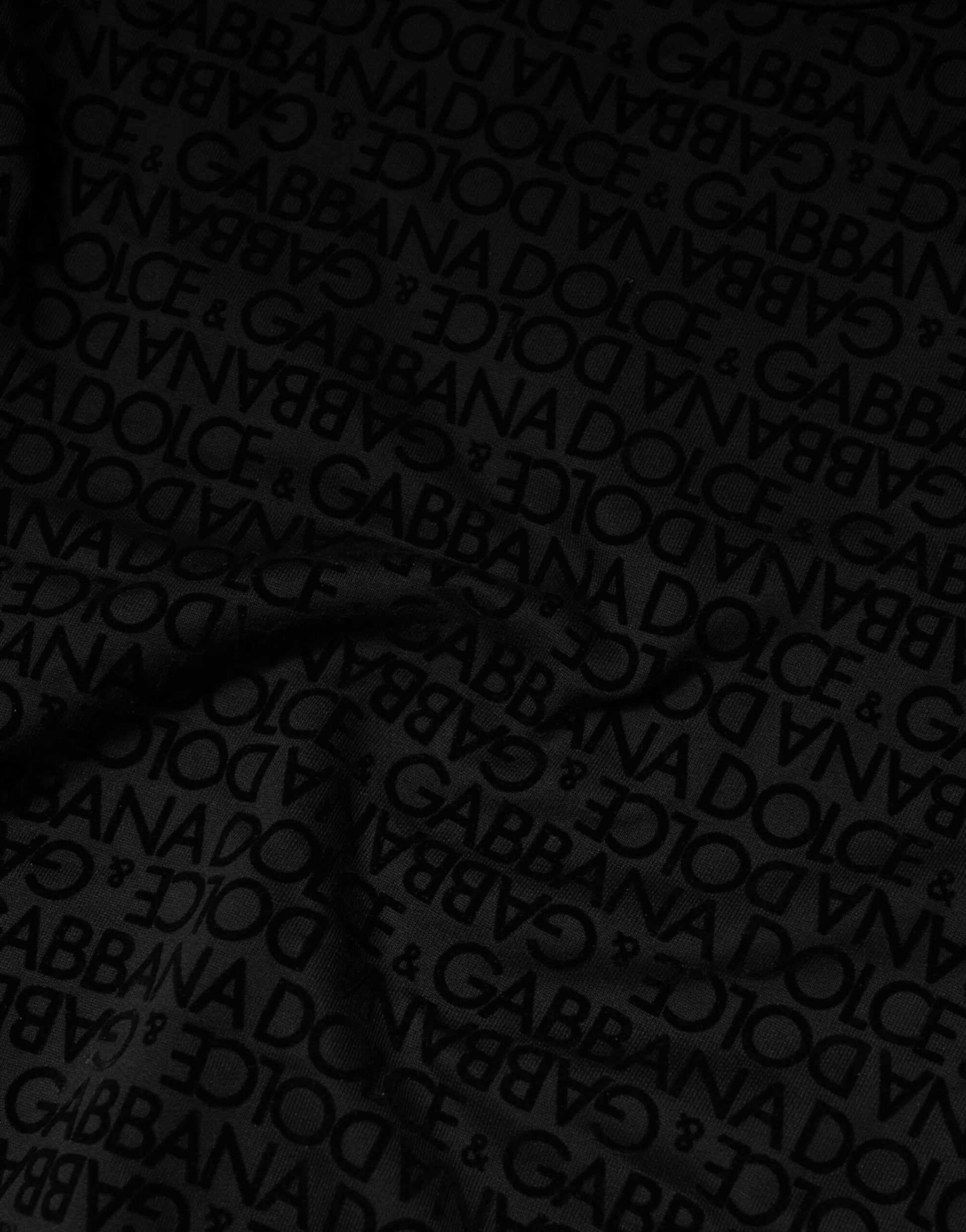 Black Monogram Crew Neck Sweatshirt Sweater