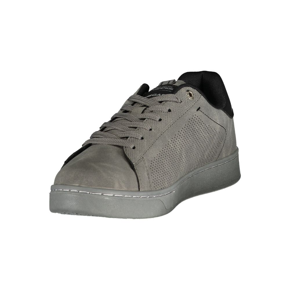 Grigio Polyurethane Men Sneaker
