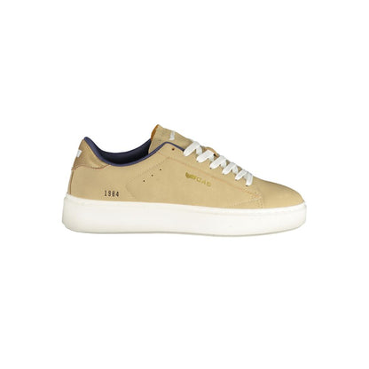 Beige Polyurethane Women Sneaker