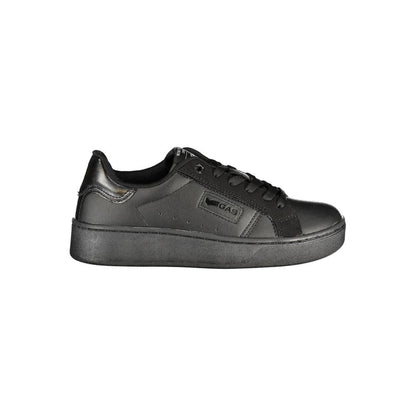 Nero Polyurethane Women Sneaker