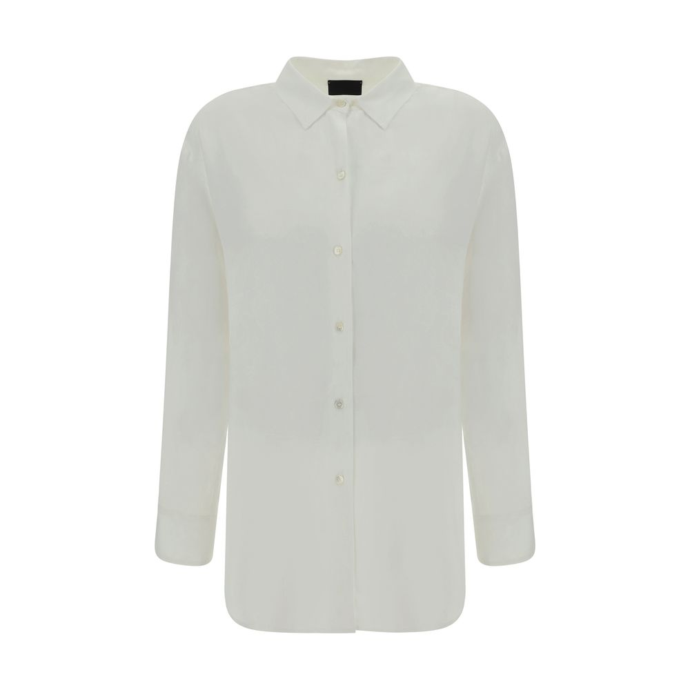 White Acetate Dress Shirt