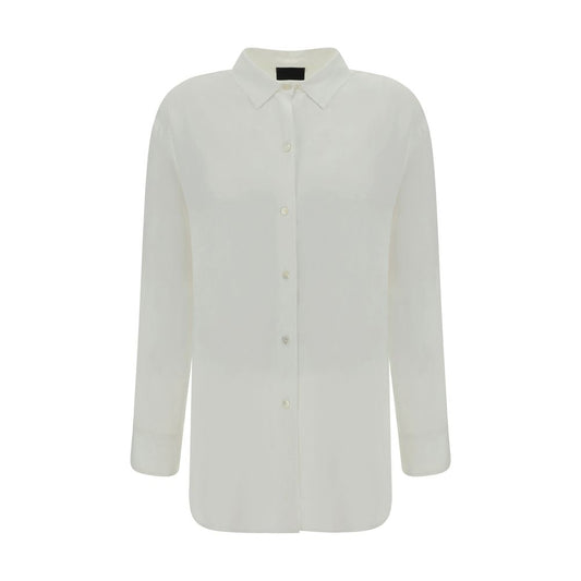 White Acetate Dress Shirt