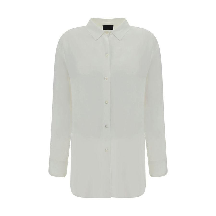 White Acetate Dress Shirt