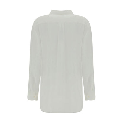 White Acetate Dress Shirt