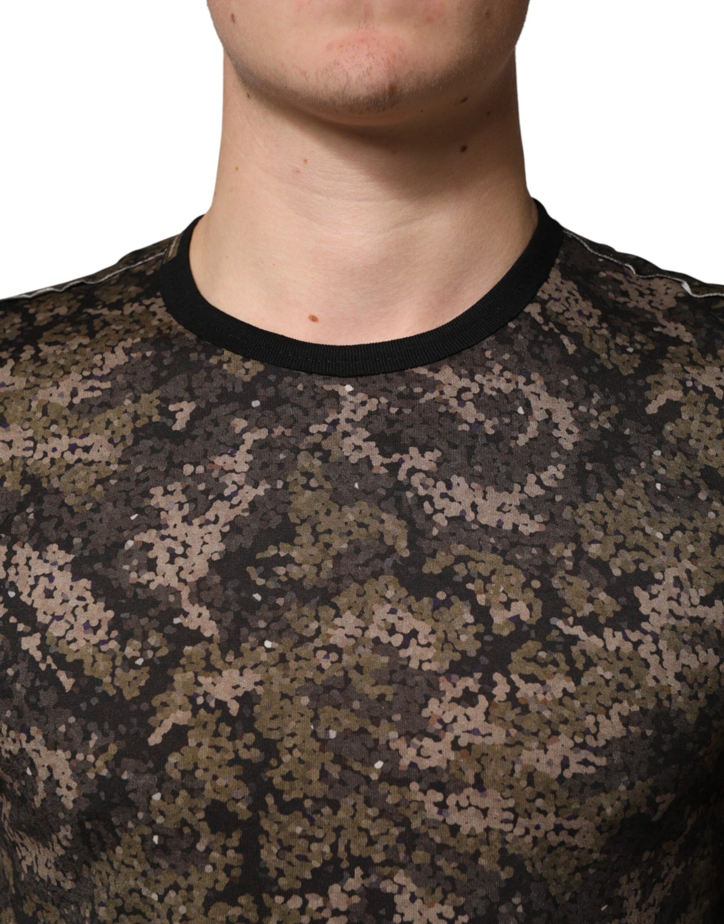 Multicolor Camouflage Long Sleeves T-shirt