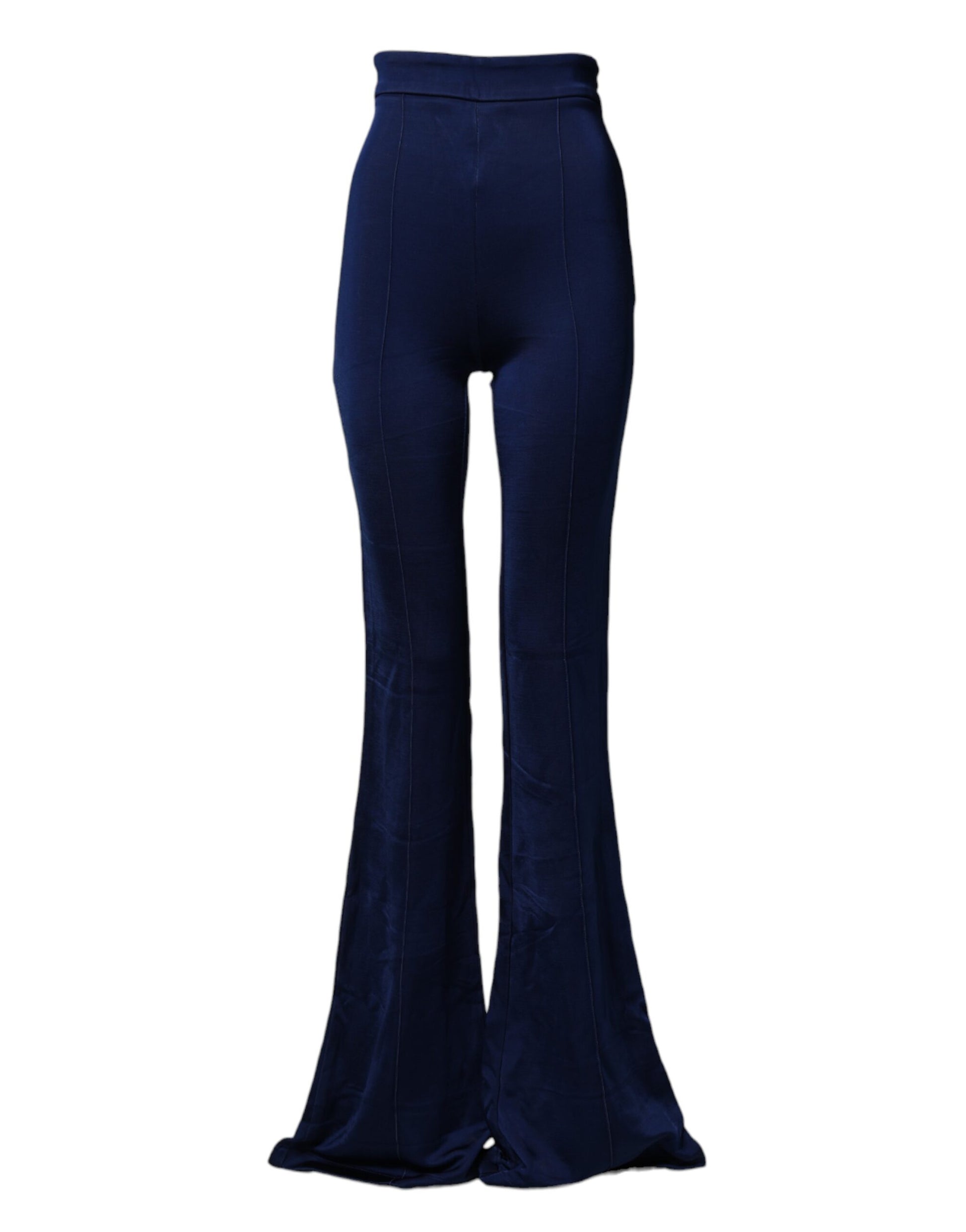 Navy Blue HighWaist Flare Leg Trouser Pants