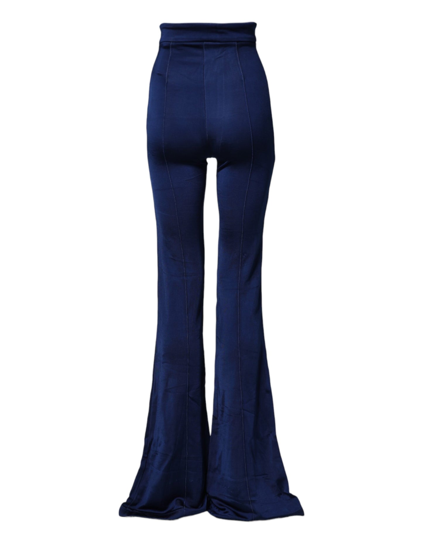 Navy Blue HighWaist Flare Leg Trouser Pants