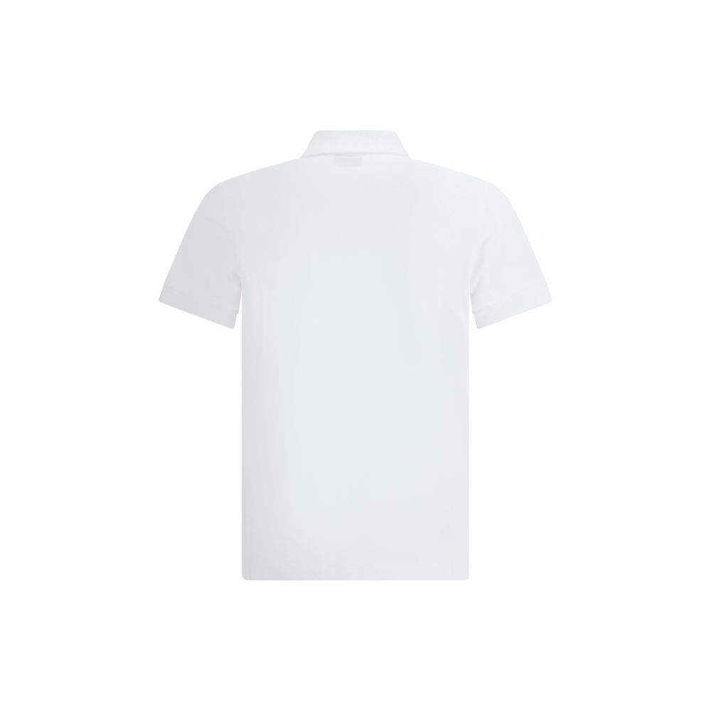 White Cotton Polo Shirt
