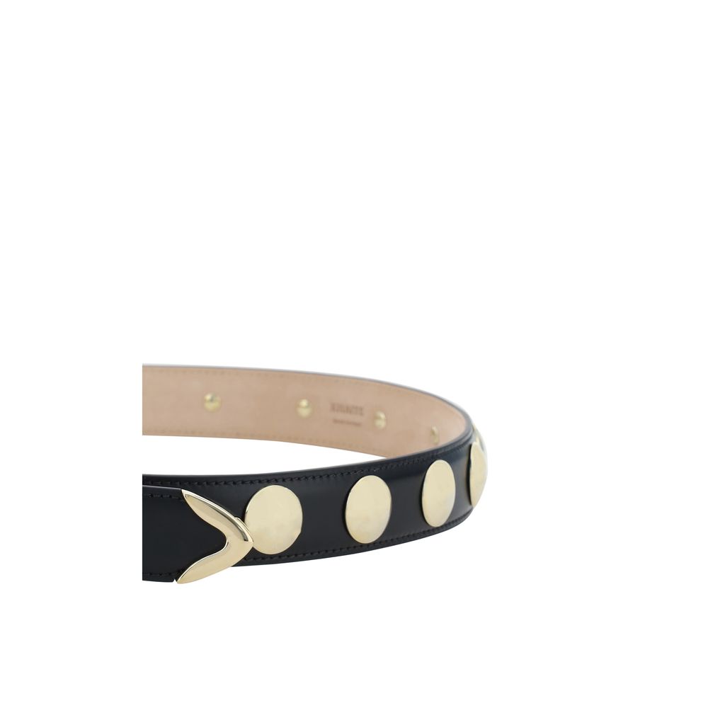 Black Calf Leather Bos Taurus Belt