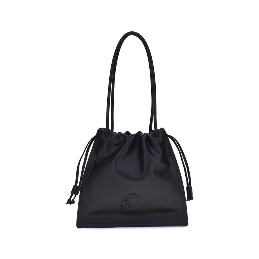 Black Calf Leather Bos Taurus Handbag