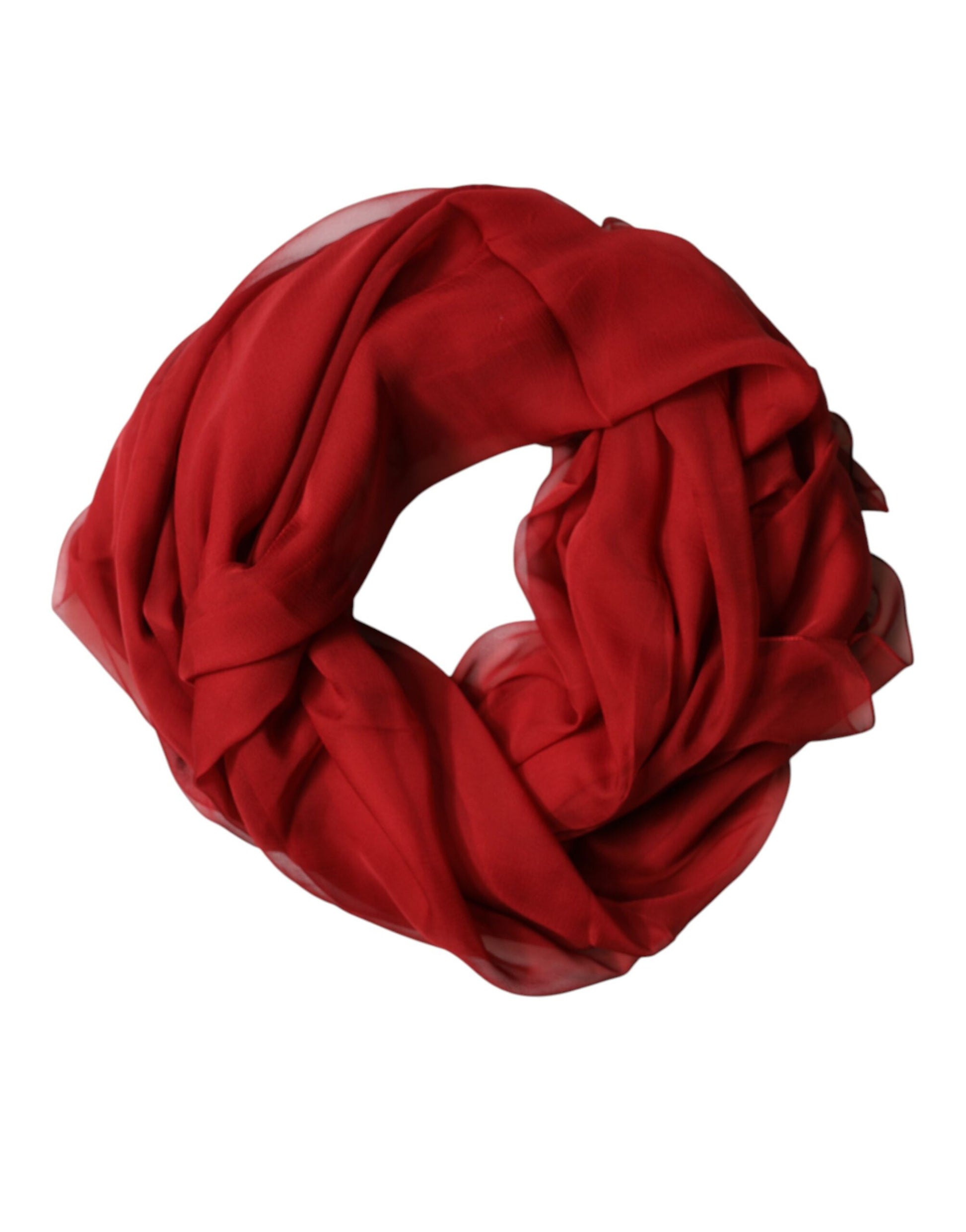 Red Stole Silk Neck Wrap Shawl Men Scarf