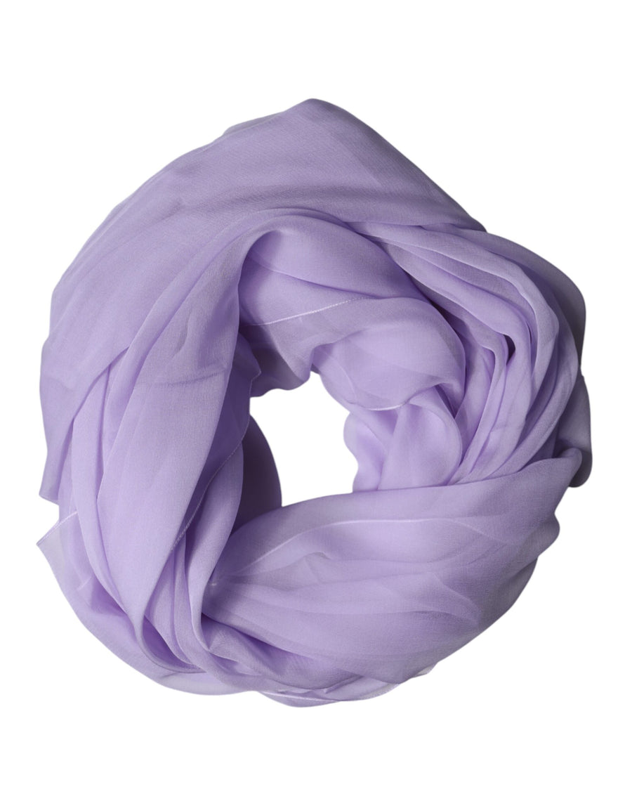 Purple Stole Silk Neck Wrap Shawl Men Scarf
