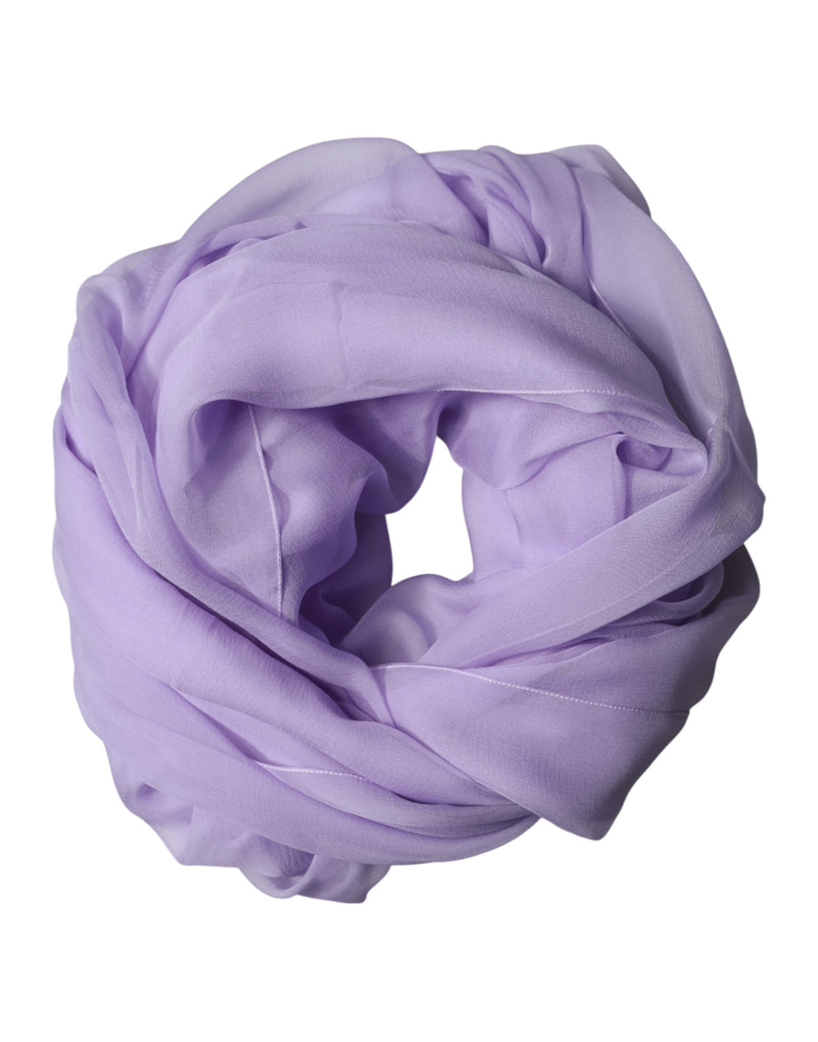 Purple Stole Silk Neck Wrap Shawl Men Scarf