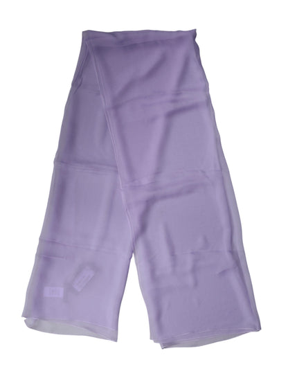 Purple Stole Silk Neck Wrap Shawl Men Scarf
