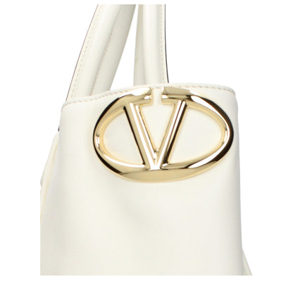 Beige Leather Handbag