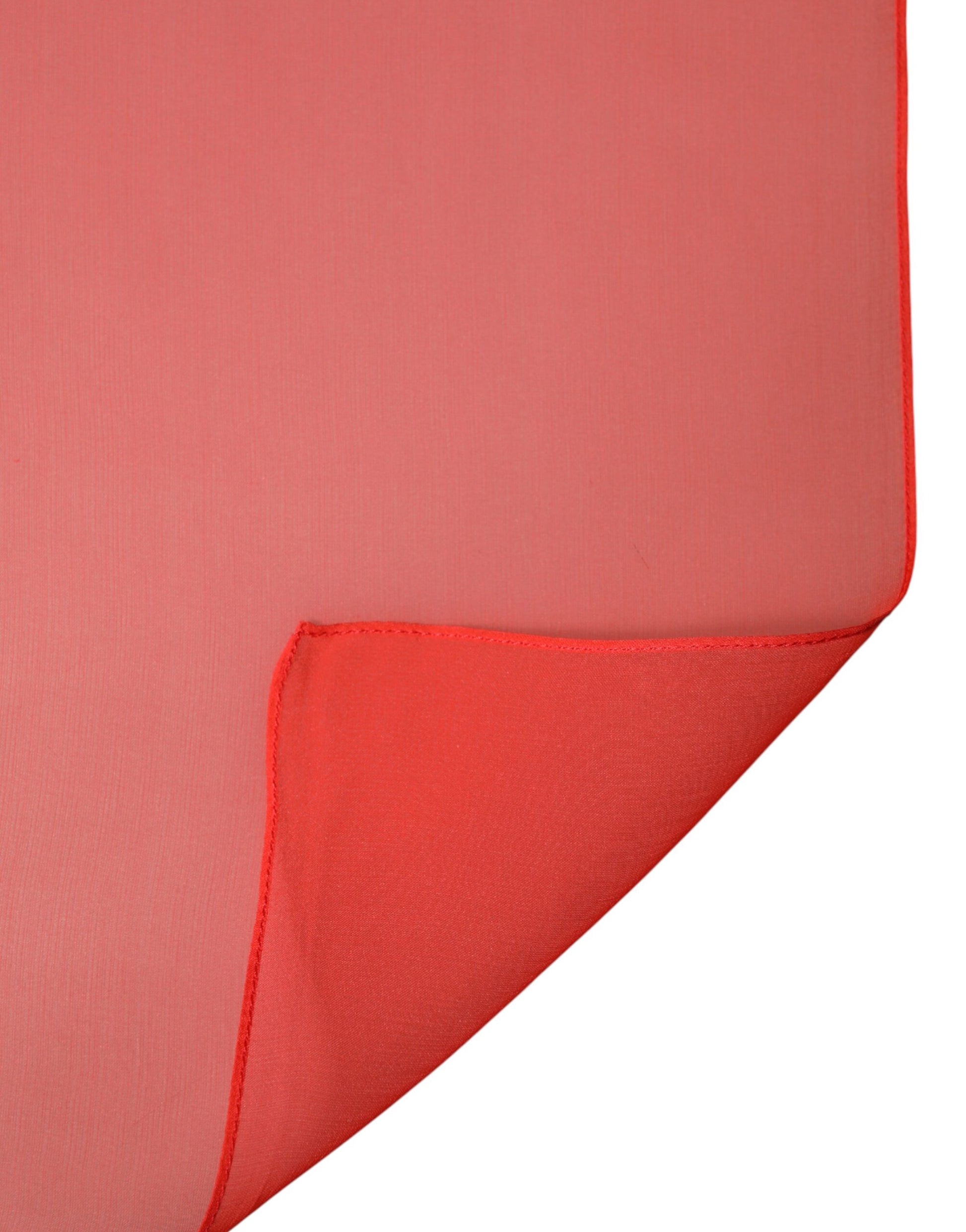 Red Stole Silk Neck Wrap Shawl Scarf