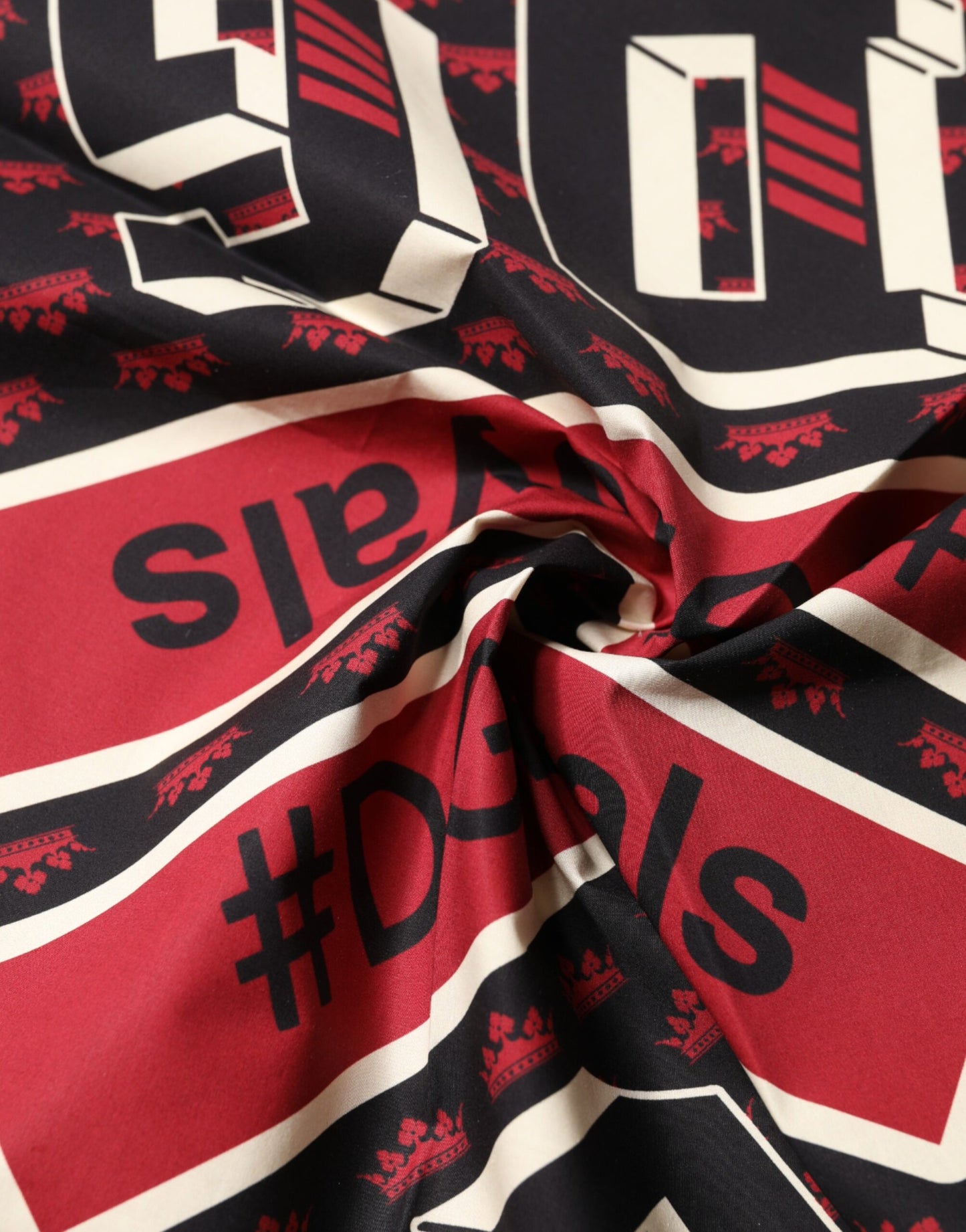 Multicolor #DGRoyals Square Foulard 50cm x 49.5cm Scarf