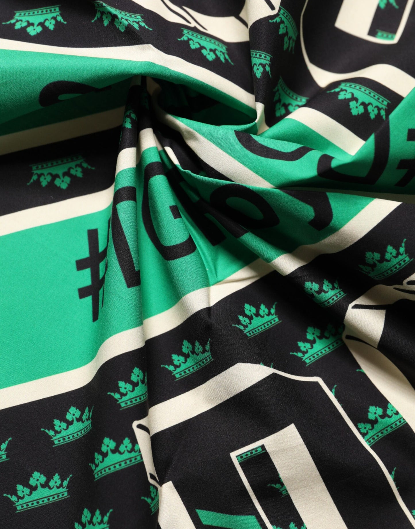 Multicolor #DGRoyals Square Foulard 50.5cm x 50cm Scarf