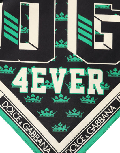 Multicolor #DGRoyals Square Foulard 50.5cm x 50cm Scarf