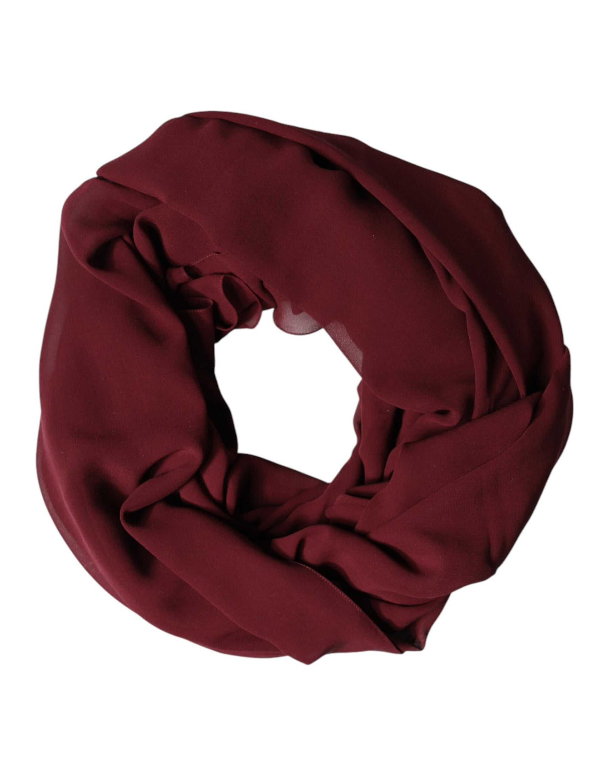 Maroon Silk Stole Neck Wrap Shawl Men 200cm x 130cm  Scarf