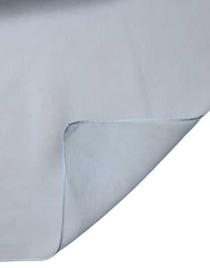 Light Blue Silk Stole Neck Wrap Shawl 200cm x 130cm Scarf