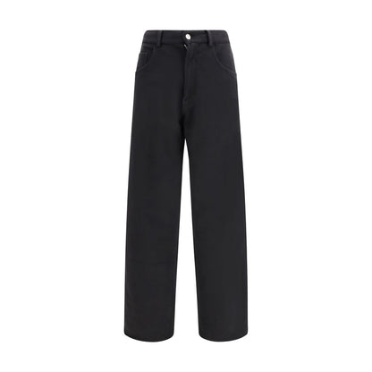 Black Cotton Athletic Pants