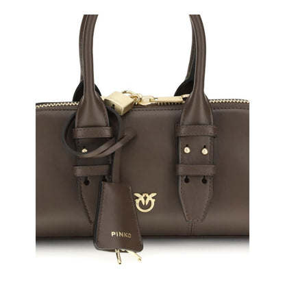 Brown Calf Leather Bos Taurus Handbag