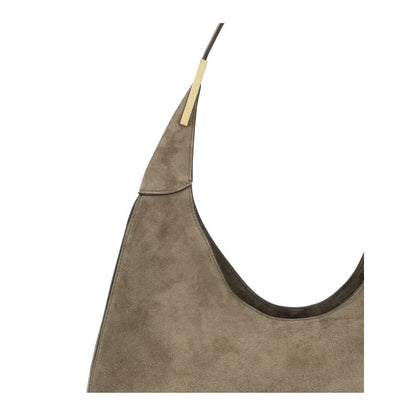 Beige Calf Leather Bos Taurus Shoulder Bag