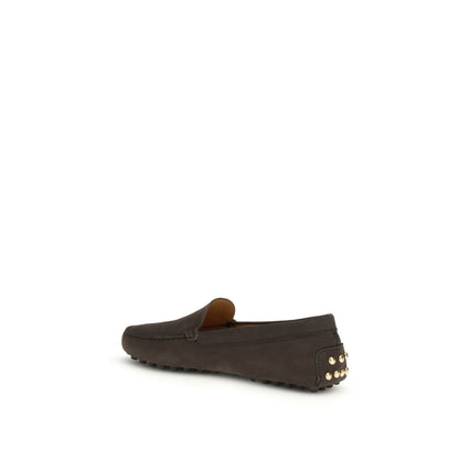Brown Calf Leather Bos Taurus Slip-On Loafers