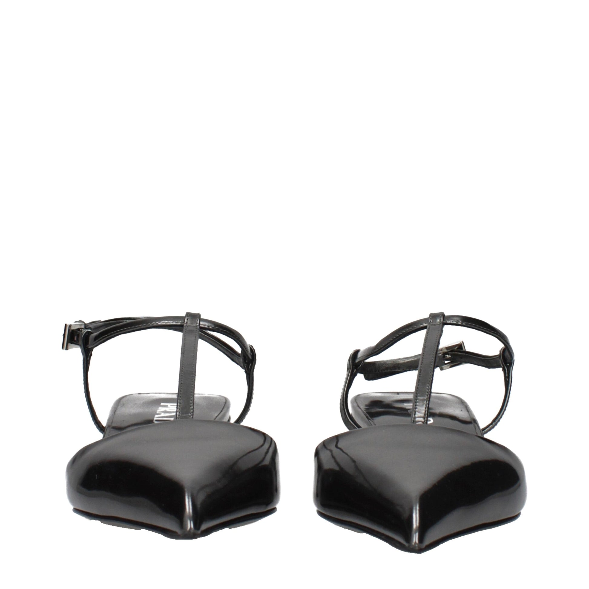 Gray Leather Sandals