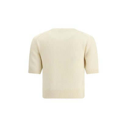 Cream Wool Sweatshirt