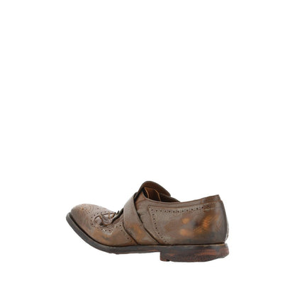 Brown Calf Leather Bos Taurus Slip-On Loafers