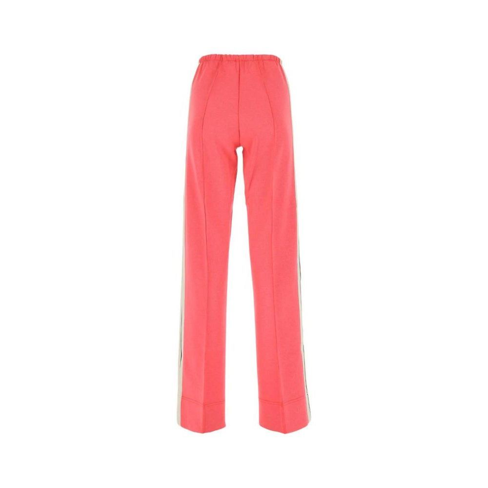 Multicolor Cotton Casual Pants